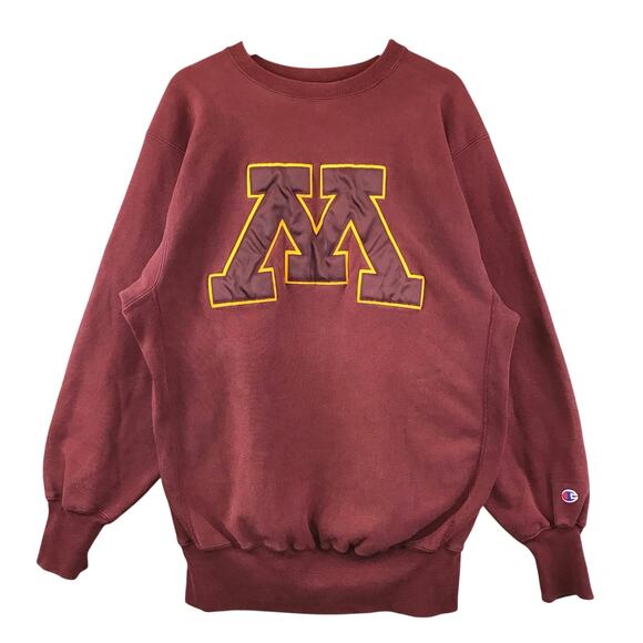 Vintage 90s Champion Reverse Weave Minnesota Golden Gophers